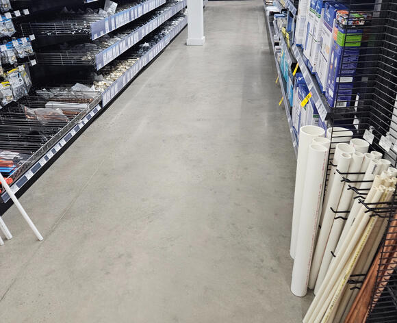 Customer facing hallway